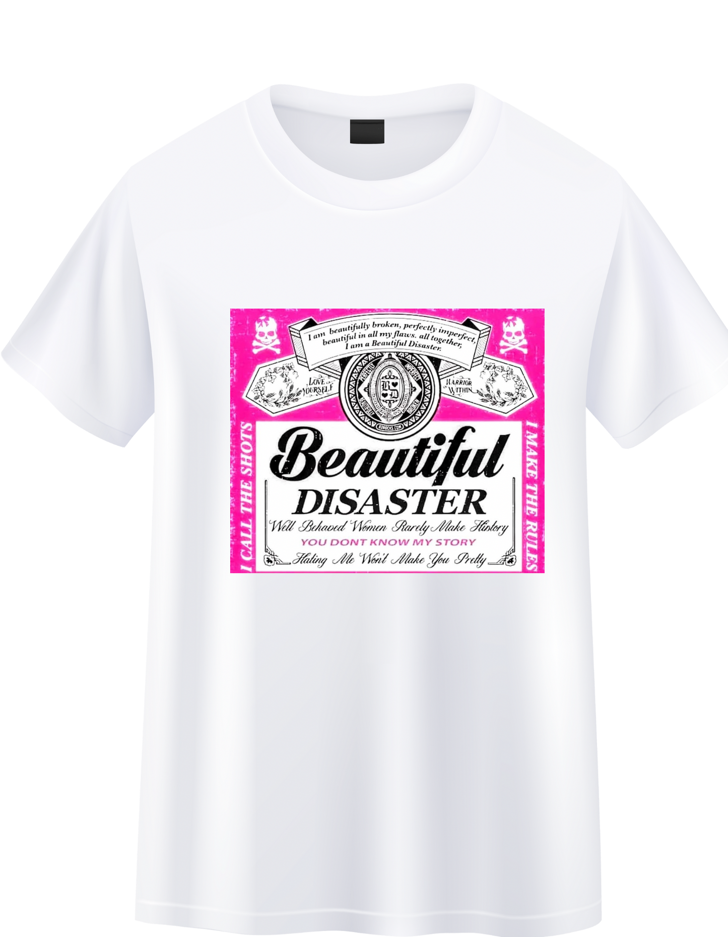 Mi Sangre Beautiful Disaster ladies shirt 100% Cotton Unisex T-Shirt - Soft, Breathable, Comfortable, Shirt