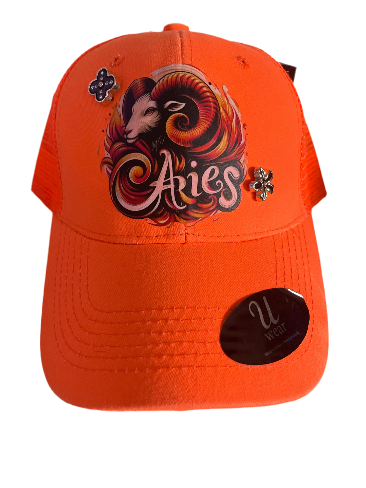 Aries Zodiac Hat with Gems Soft, Casual baseball Cap|Mi Sangre Boutique