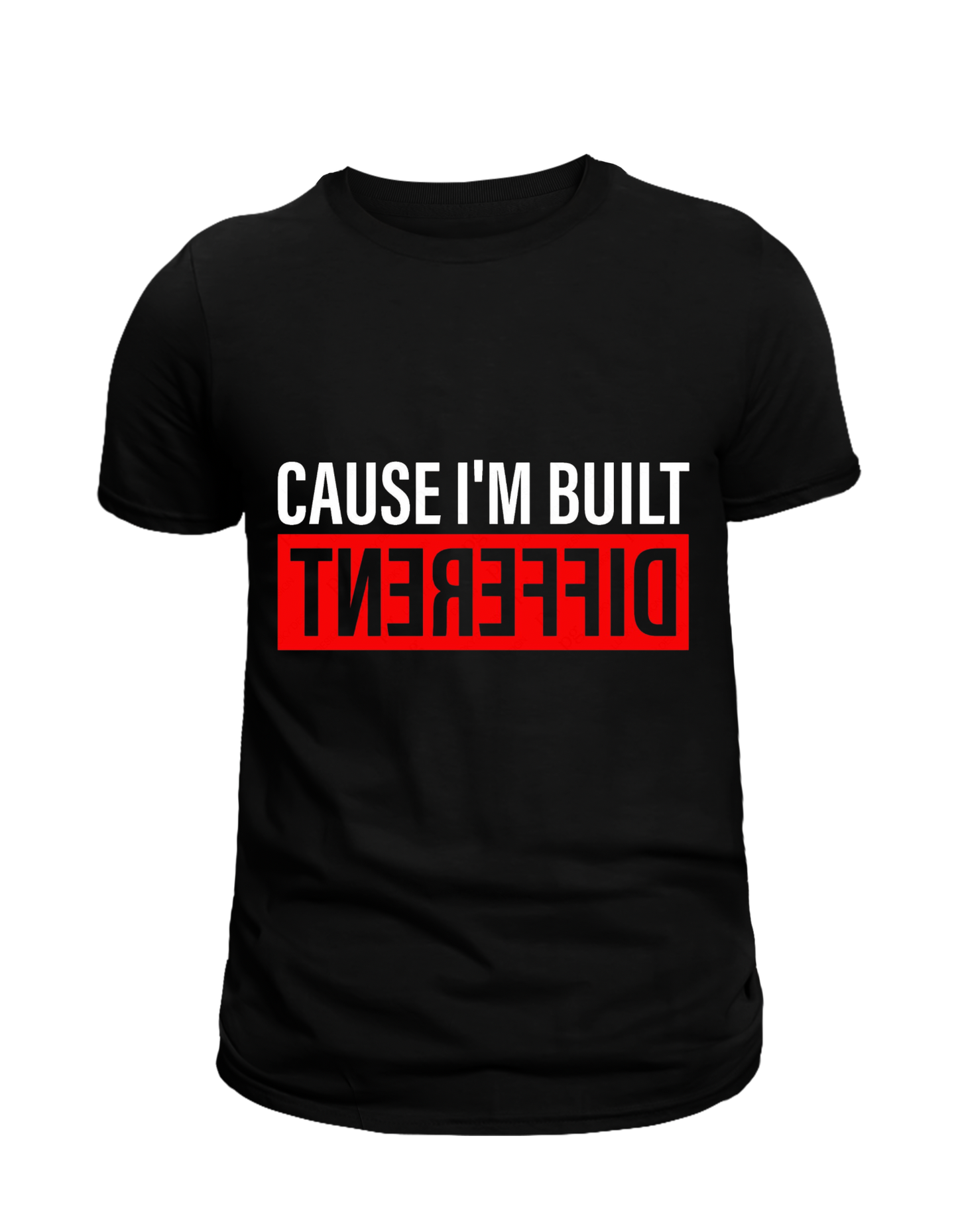 Men's Built Different Graphic,Soft, Breathable, Casual Round Neck T-Shirt|Mi Sangre Boutique