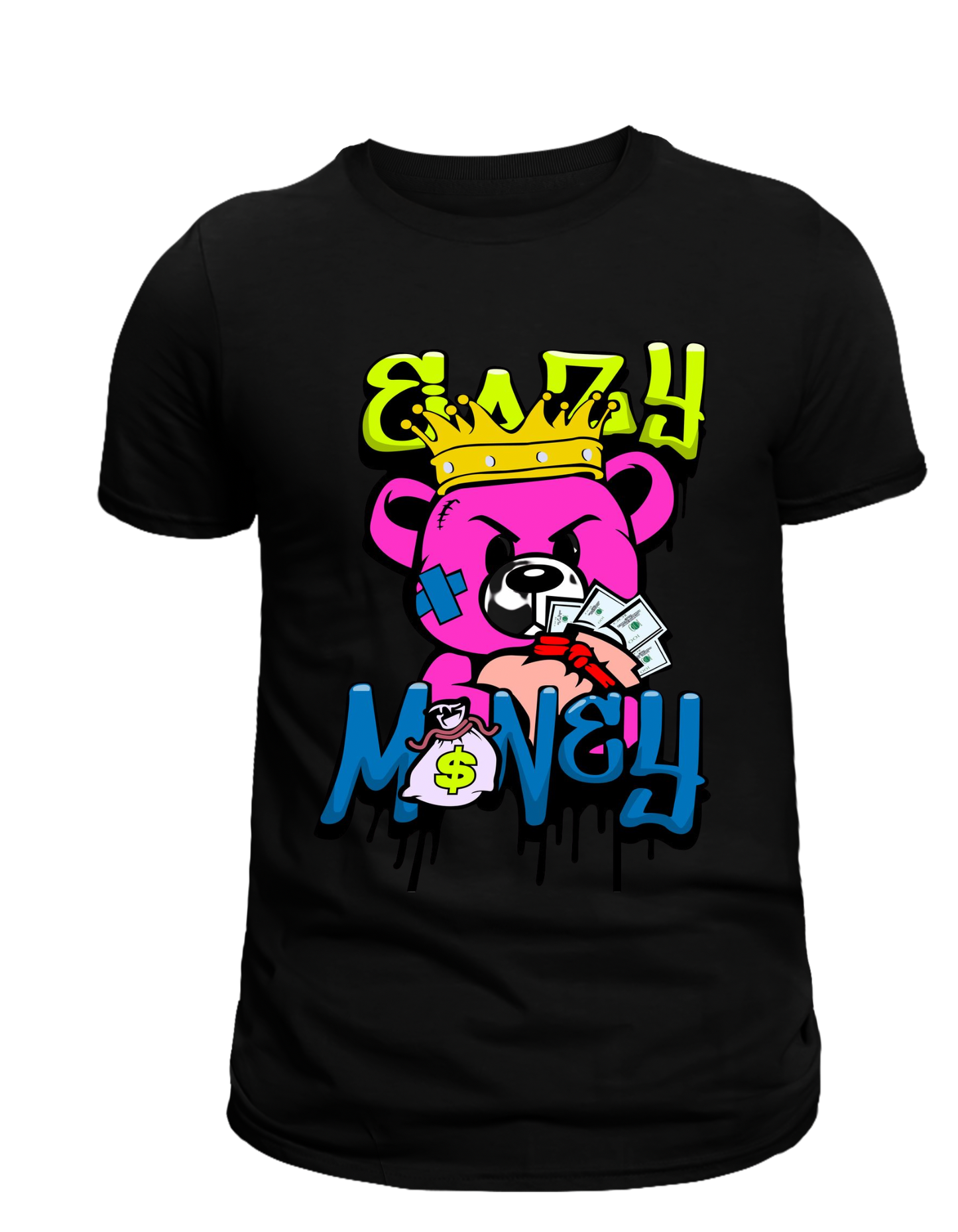 Eazy money Unisex Teddy bear Graphic tshirt|Mi Sangre boutique