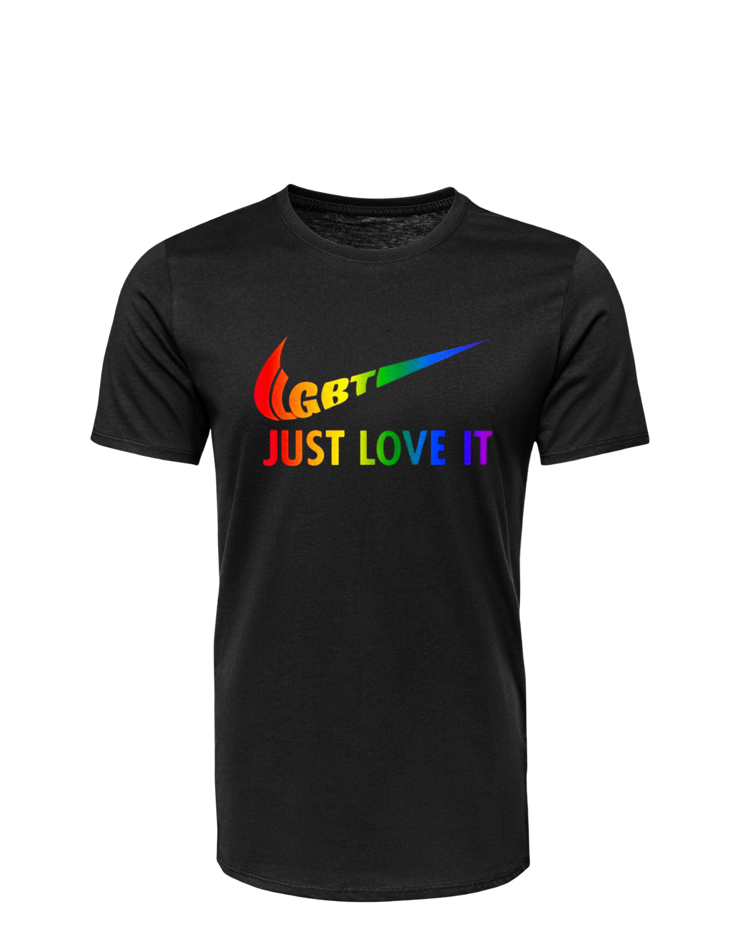 Just Love It Pride Graphic tee shirt