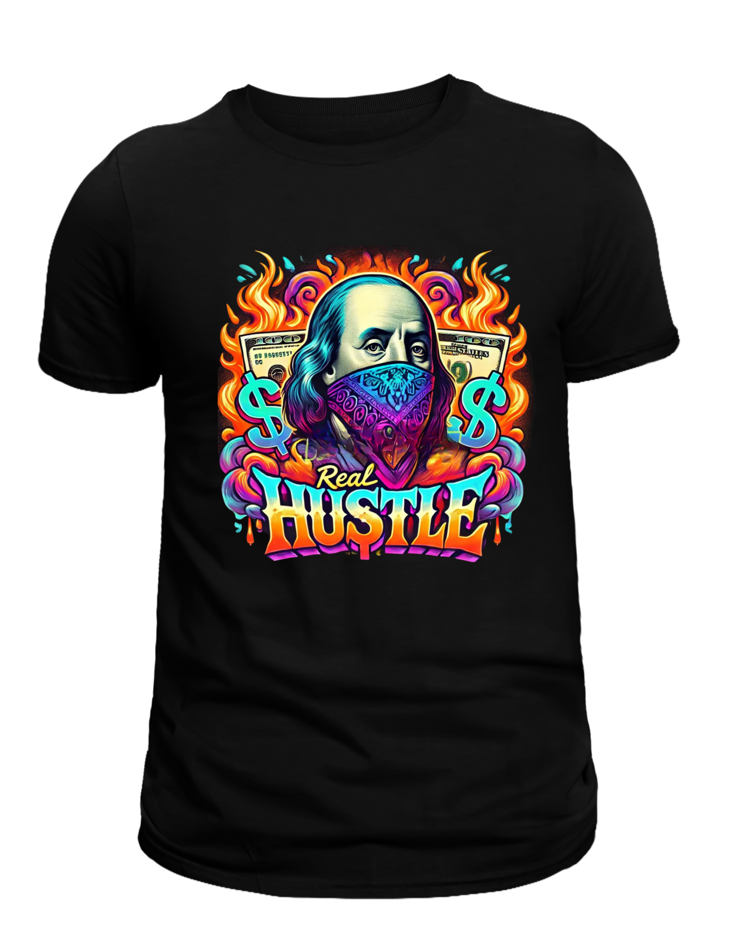 Real Hustle Graphic Teeshirt|Unisex Mi Sangre 🩸 Boutique