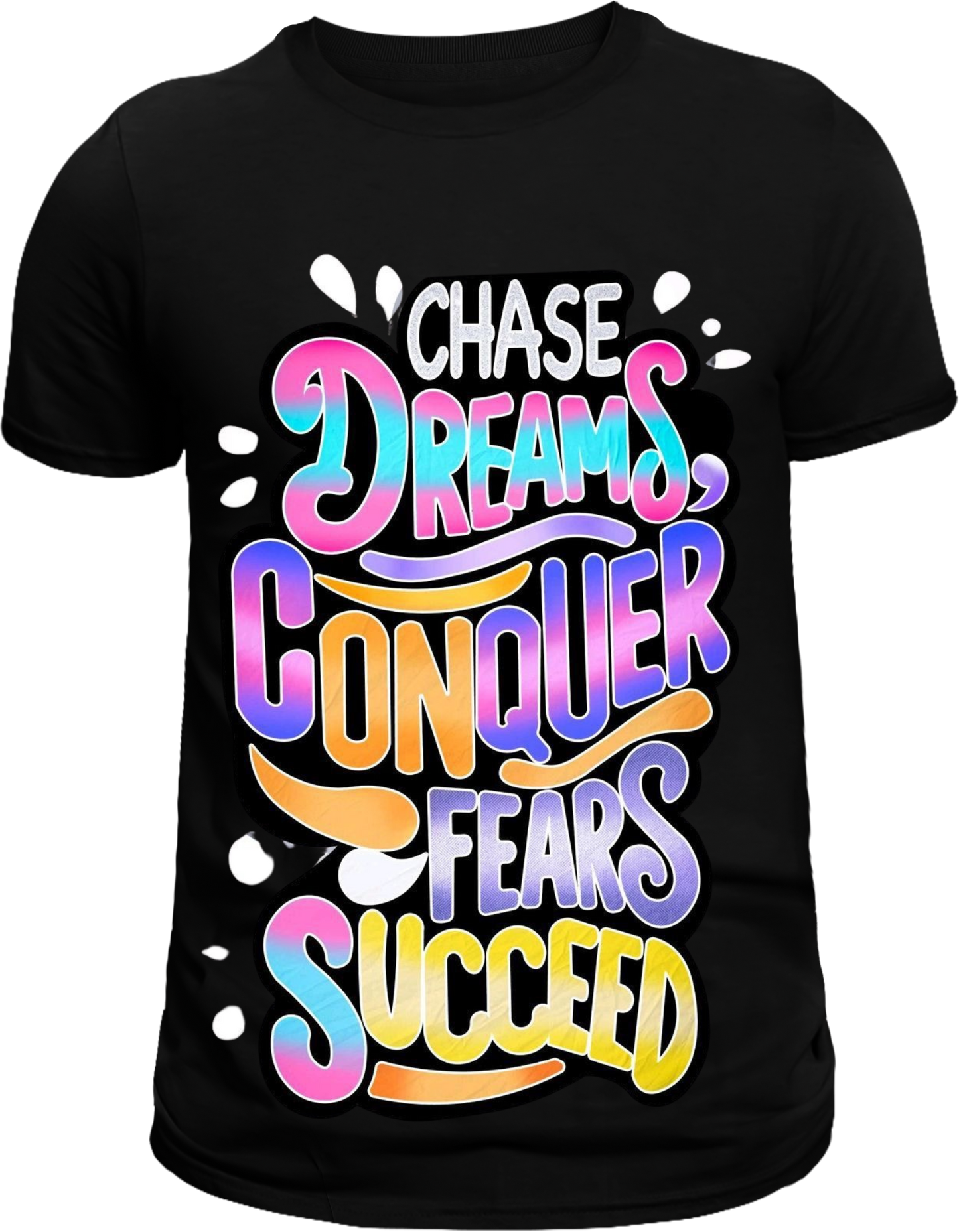 Ladies Conquer Dreams shirt Soft, Breathable, Casual Round Neck T-Shirt
