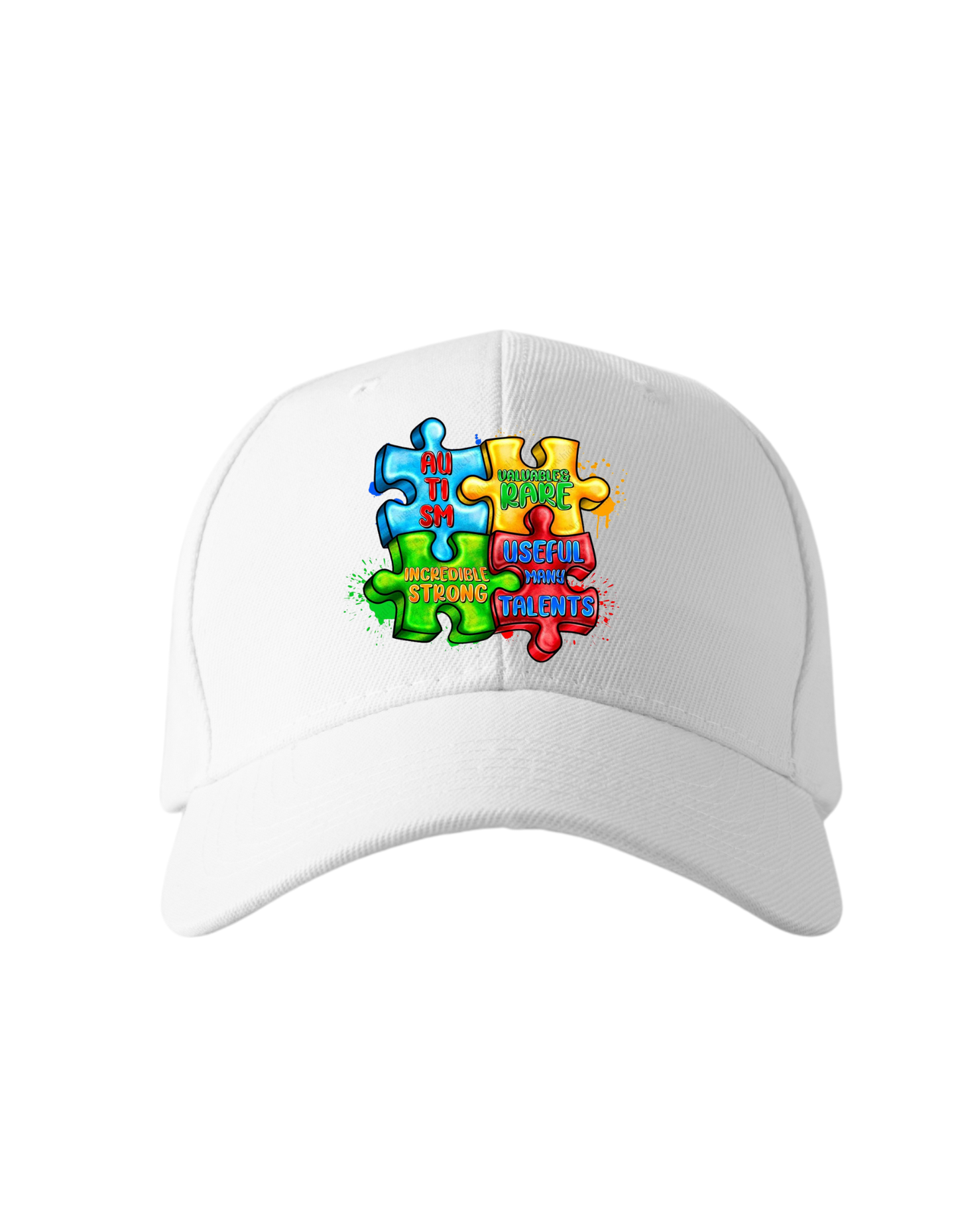 Autism Awarness Graphic Hat 100%cotton adjustable|Mi Sangre Boutique 💙