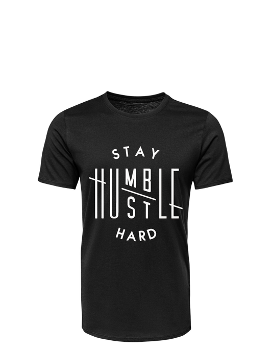 Stay Humble Hustle hard Graphic Teeshirt 100%cotton