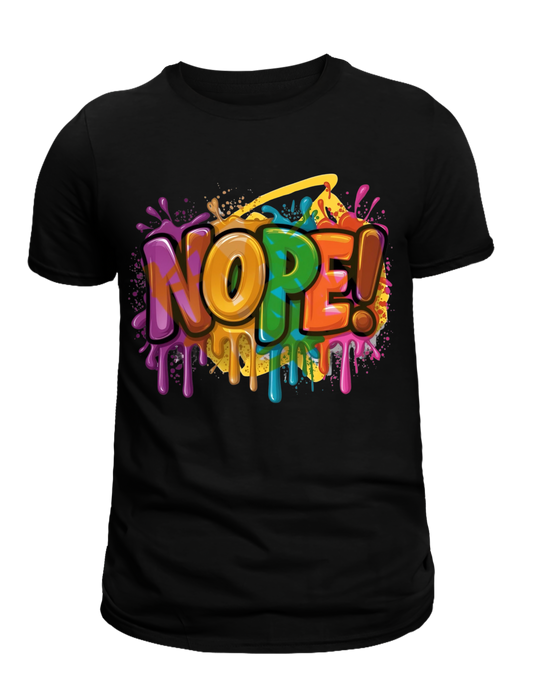 NoPe Graphic Teeshirt|Unisex Mi Sangre 🩸 Boutique