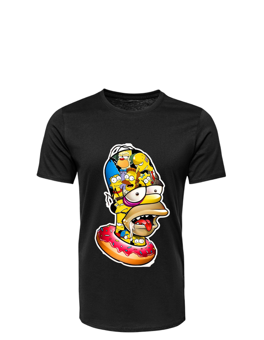 Homer Simpson they all in my brain Graphic Teeshirt
