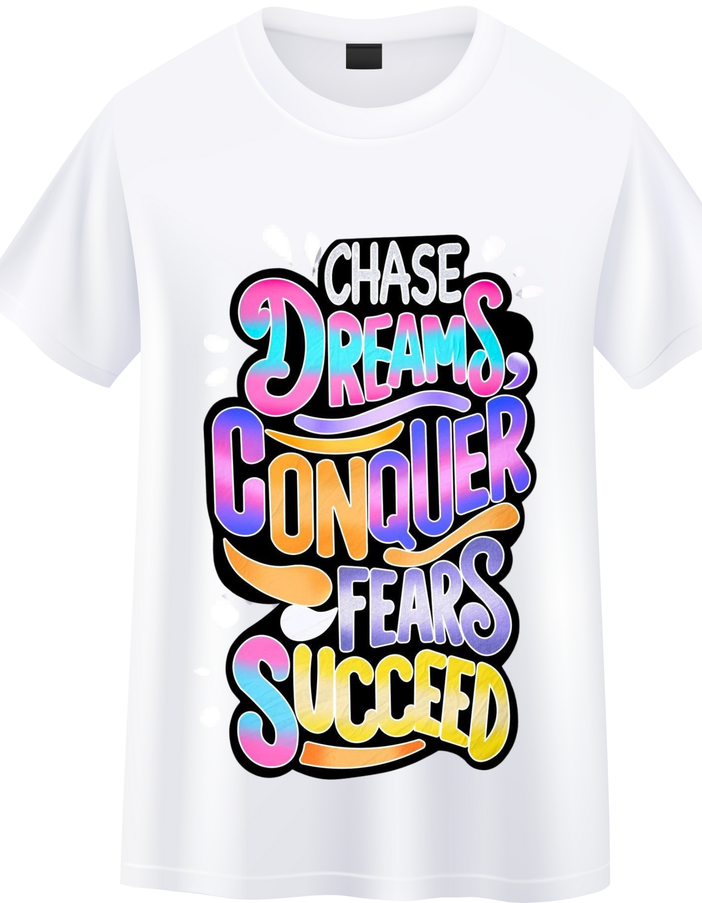 Ladies Conquer Dreams shirt Soft, Breathable, Casual Round Neck T-Shirt
