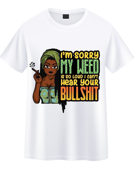 Graphic Tee, Soft, Breathable, Casual Round Neck T-Shirt For All Seasons get fried ignore the bullsht hahaha