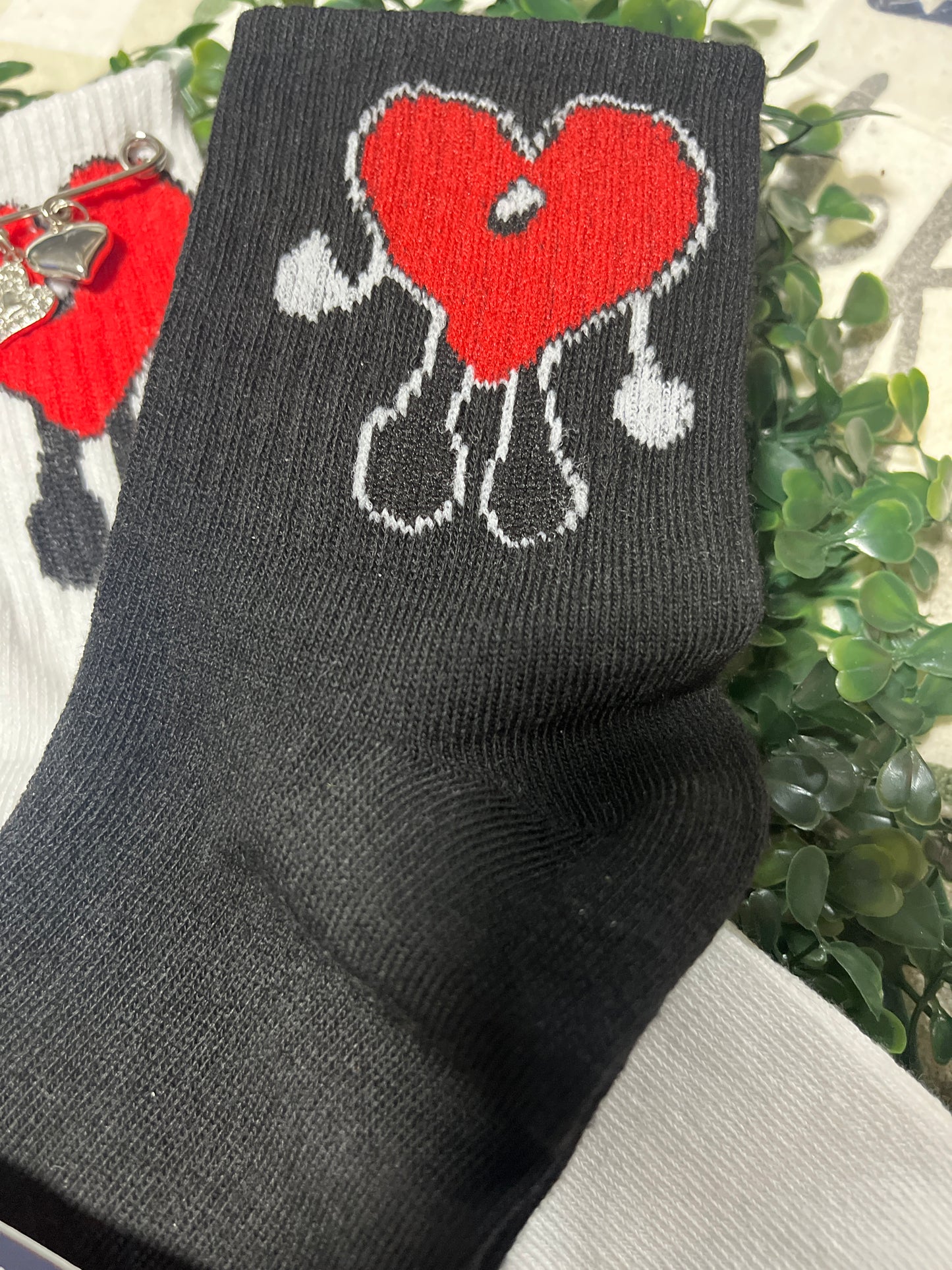 2 for 25.00 Mi Sangre Heart of Gems socks