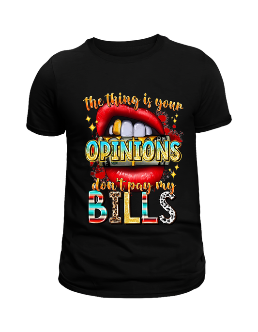 Mi sangre opinión graphic shirt