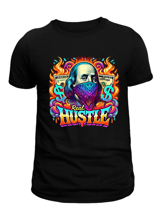Real Hustle Graphic Teeshirt|Unisex Mi Sangre 🩸 Boutique