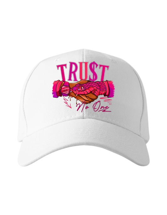 Ladies Trust No One graphic hat Soft, Breathable, Casual Round baseball cap