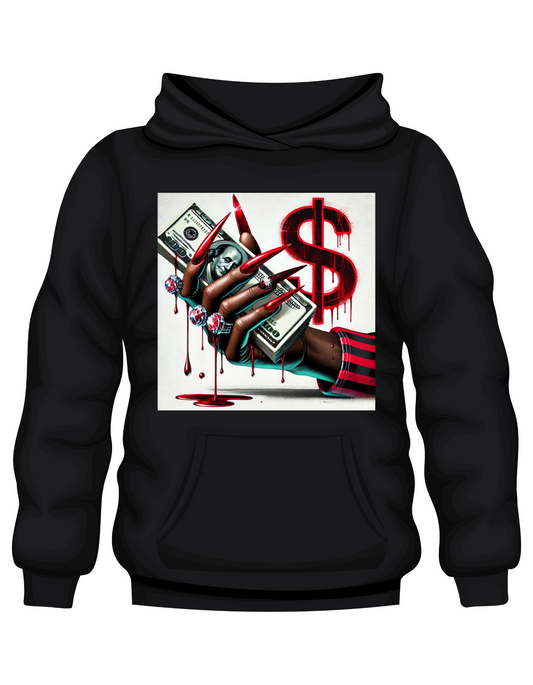 Mi Sangre bleed money long sleeve hoodie